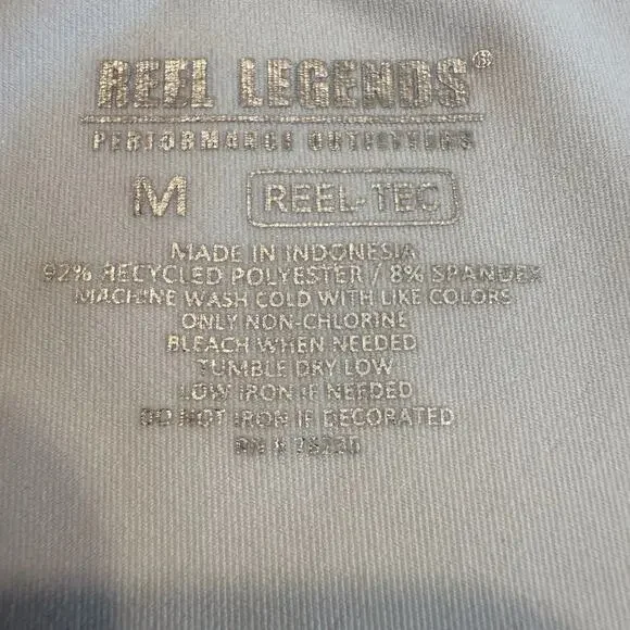 Reel Legends White Sleeveless Adjustable Ruched Side Tank Top Performance Fabric - Picture 15 of 16